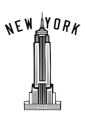 Staatsgebouw van het New York Empire