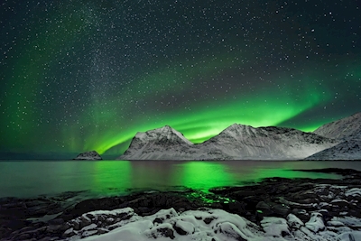 Polarlicht auf den Lofoten