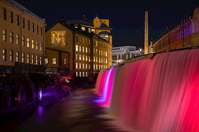 The waterfall in Norrköping
