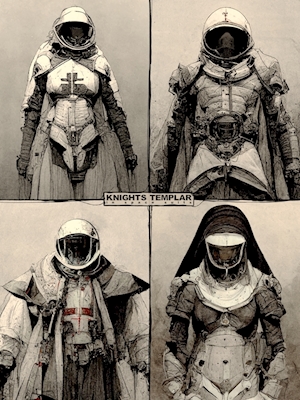 Cavalieri Templari in tute spaziali