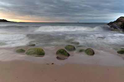 The waves of the Baltic Sea