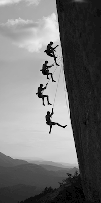 Rock climbing in ceüse