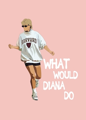 Co by udělala Diana Plakát