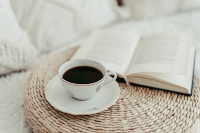 A good coffee and a good book