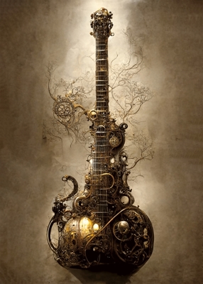 Steampunkový gitarre