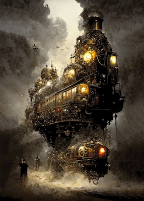 Trem Steampunk