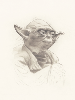 Yoda Star Wars - Ritning