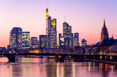 Frankfurt am Main 's nachts