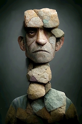 Mann aus Stein