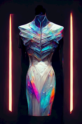 Neon kjole