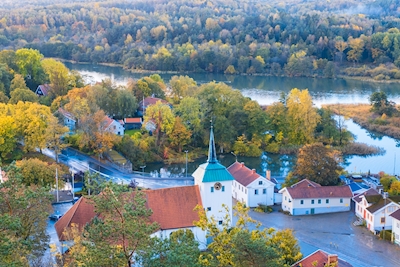 Colorida ciudad de Kungalv