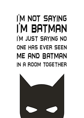 Batman plakat