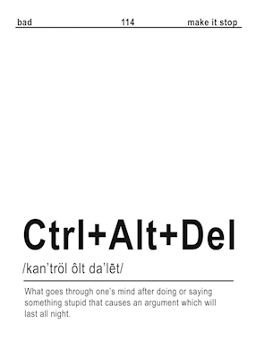 Ctrl+Alt+Del Plakát