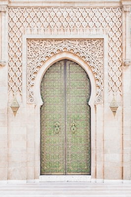 The Green Moroccan Door