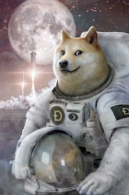 Avaruusmatkaaja - Doge Meme