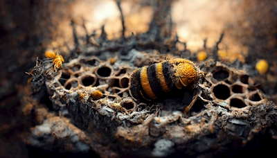Bees die