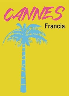 Cannes Frankrike plakat