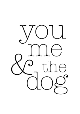 Tu ed io e il cane
