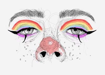 Olhos do arco-íris