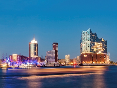 Elbphilharmonie w mieście Hamburg 