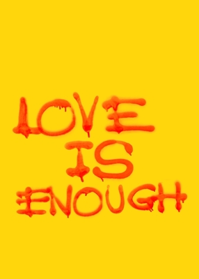 Kjærlighet er nok - gul