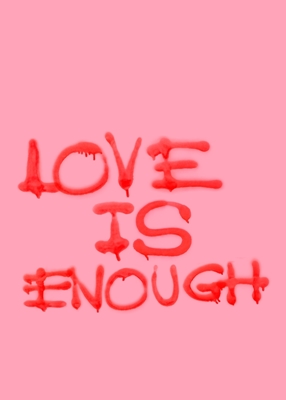 Kjærlighet er nok - rosa