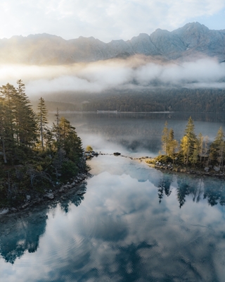 Eibsee in the morning