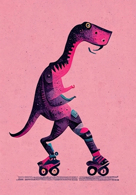 T-Rex på rullskridskor