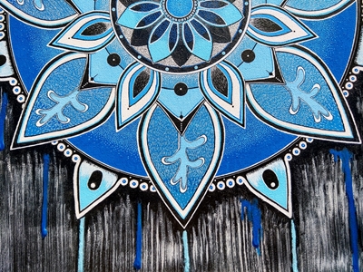 Andělé Art Mandala detaily #12