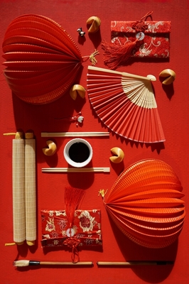 Kinesiske dekorative genstande