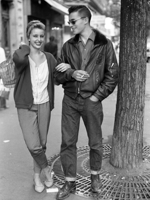A couple in Paris