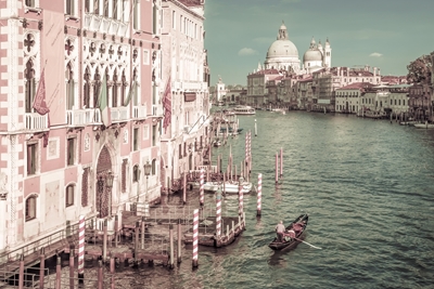 Vintage Venetië Canal Grande 