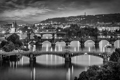 Vltavské mosty v Praze 