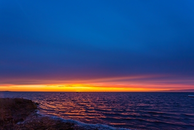 Solnedgang over Sjælland