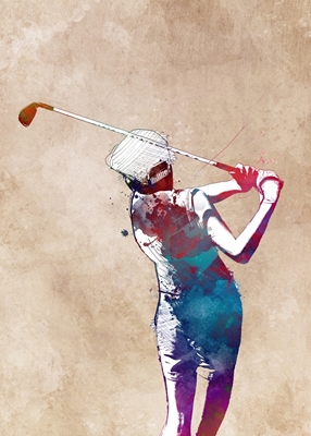 Sport golf player