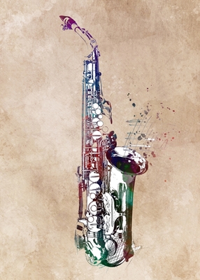 Saxofoon voor muziekinstrument