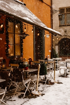 Snow in Stockholm
