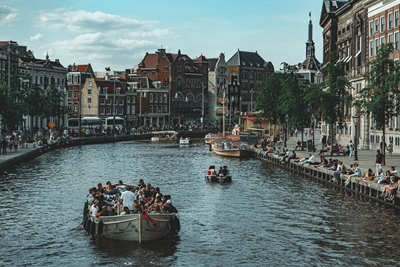 Il canale di Amsterdam
