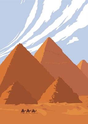 Póster de las pirámides