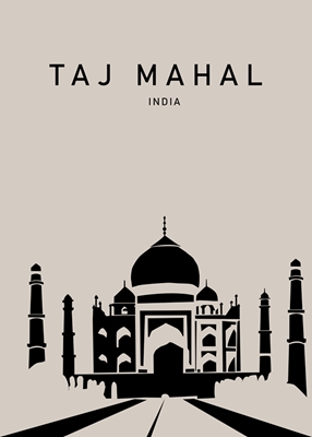 Affiche du Taj Mahal
