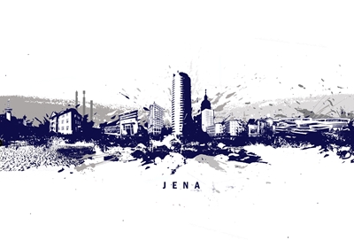 Skyline of Jena 