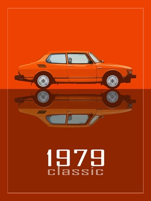 Saab 99 1979 orange