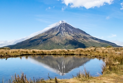Mount Taranaki in New Zealand