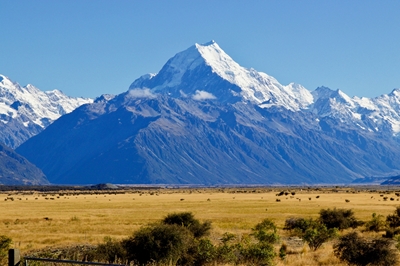 Mount Cook in New Zealand