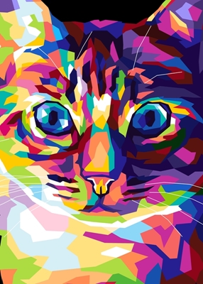 Katzen-Pop-Art