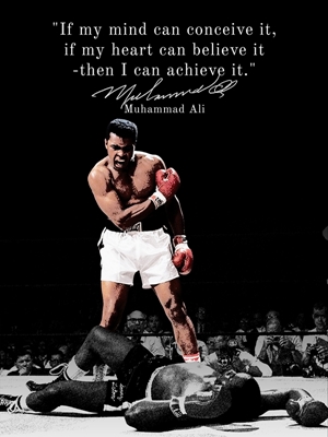 Muhammad Ali Affisch