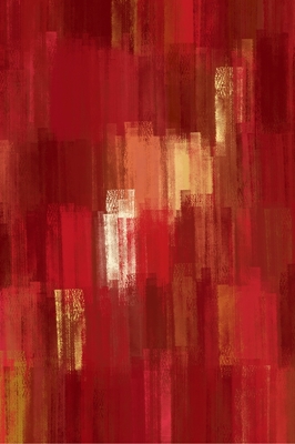Abstract Red Monochrome Art