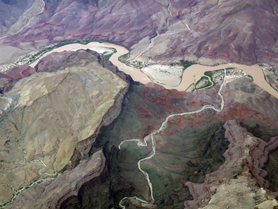 Vista a volo d'uccello del Grand Canyon 1