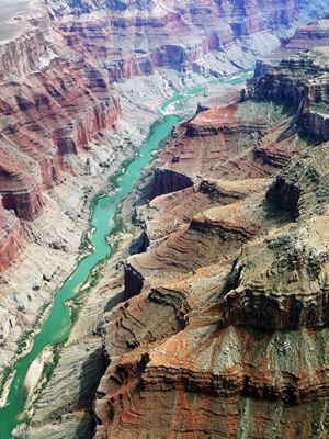 Grand Canyon Pohled z ptačí perspektivy 4