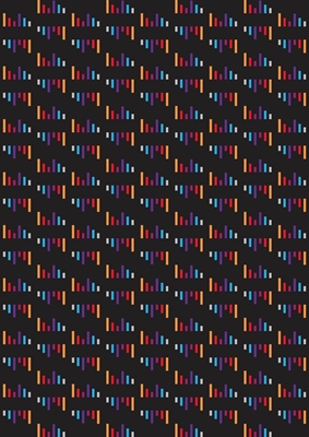 Parallelle linjer farverige #2